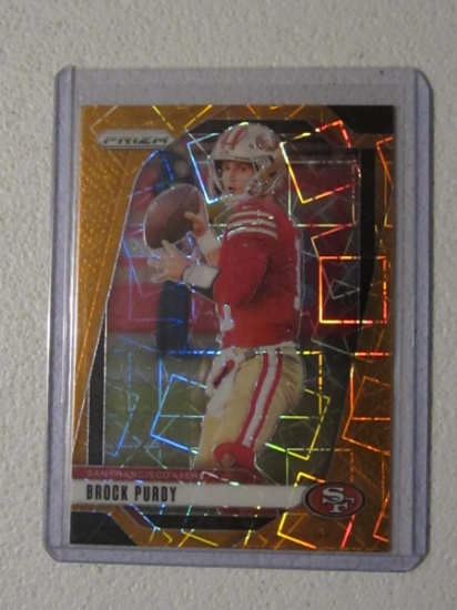 2024 PRIZM BROCK PURDY ORANGE LAZER