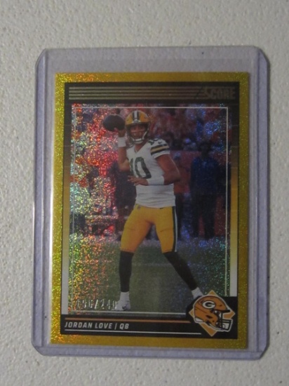 2024 SCORE JORDAN LOVE /240 GOLD DOTS