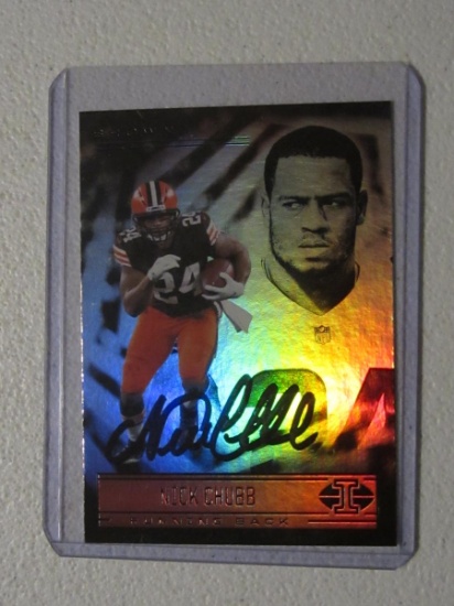 NICK CHUBB SIGNED CARD WITH FSG COA