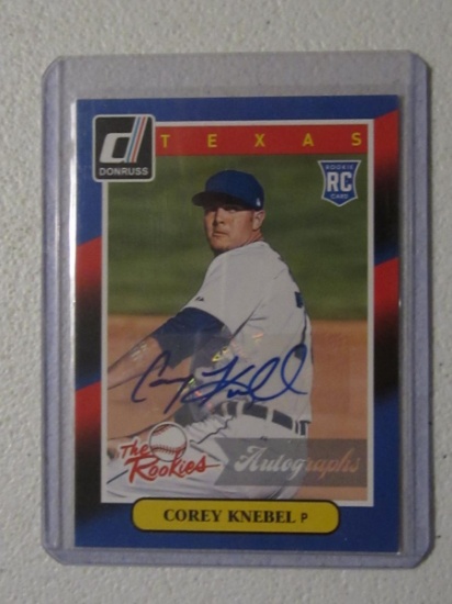 2014 DONRUSS THE ROOKIES COREY KNEBEL AUTO