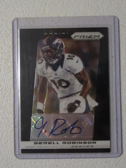 2013 PRIZM GEREL ROBINSON AUTO CARD