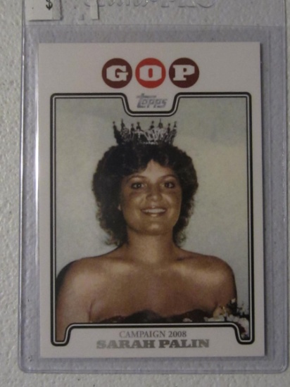 2008 TOPPS GOP SARAH PALIN CAMPAIGN CARD