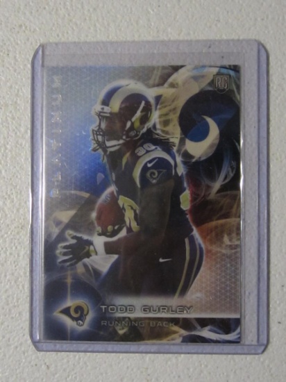 2015 TOPPS PLATINUM TODD GURLEY RC