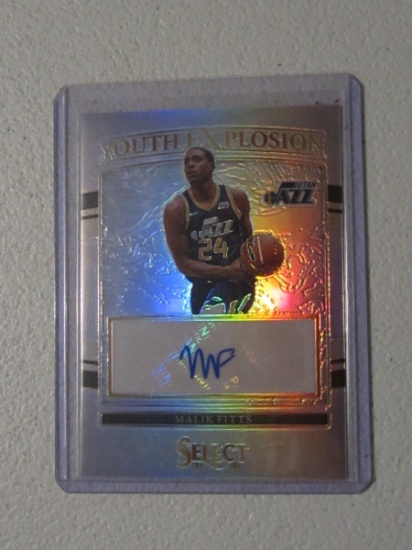 2021-22 SELECT MALIK FITTS AUTO SILVER PRIZM