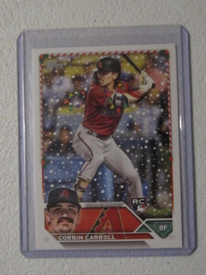 2023 TOPPS HOLIDAY CORBIN CARROLL RC SP