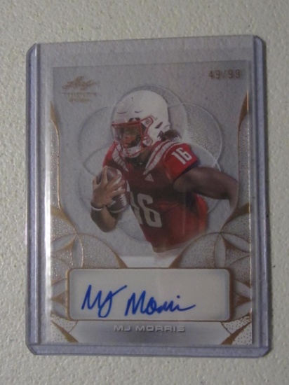 2024 LEAF TRINITY CLEAR MJ MORRIS /99 AUTO