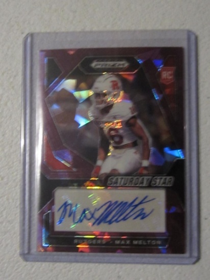 2024 PRIZM DRAFT PICKS MAX MELTON RC AUTO