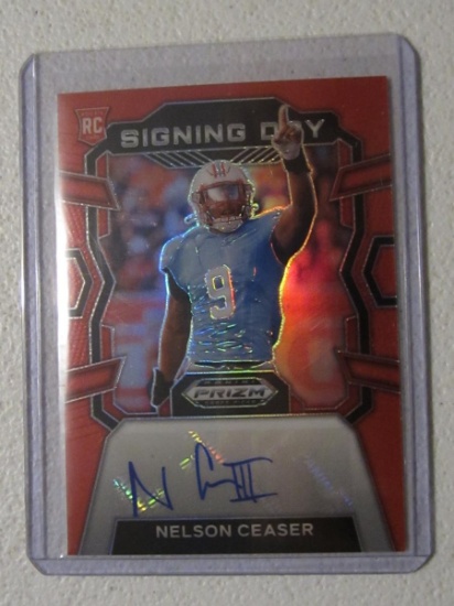 2024 PRIZM DRAFT PICKS NELSON CEASER RC AUTO