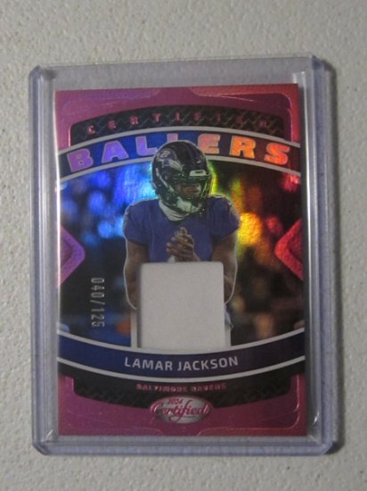 2024 CERTIFIED LAMAR JACKSON /125 PINK
