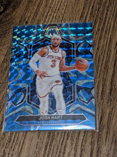2023-24 Panini Mosaic - Josh Hart #91 Reactive Blue Mosaic Prizm