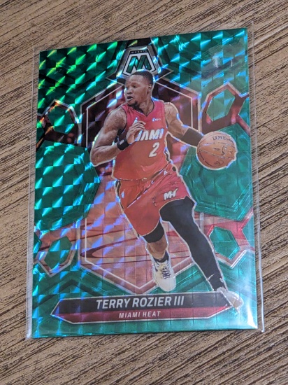 Terry Rozier III 2023-24 Panini Mosaic Green Mosaic Parallel Insert