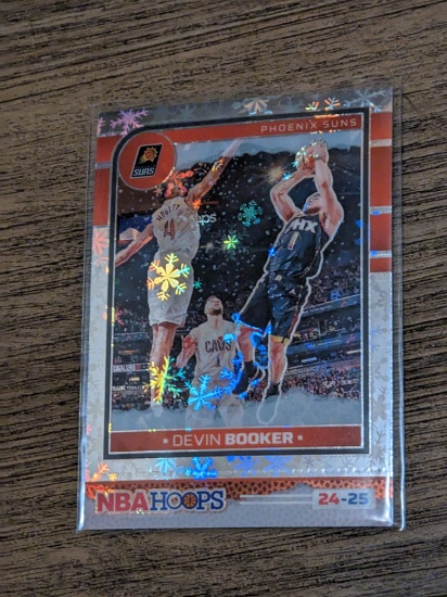 2024-25 Panini Nba Hoops - Devin Booker #1 Premium Winter Prizm