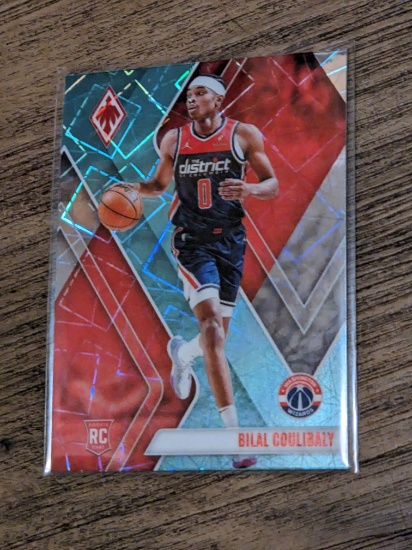 BILAL COULIBALY RC ROOKIE TEAL LASER Insert 2023-24 PANINI PHOENIX #285 WIZARDS