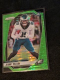 2024 Panini Prizm Neon Green Pulsar #355 Johnny Wilson Eagles Rookie