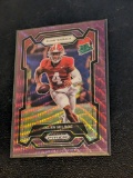 2024 Panini Prizm Draft Picks Jalen Milroe #122 Purple Wave Prizm Rated Prospect