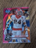 2024 Bowman Chrome University Pink Lava #125 Malaki Starks