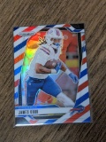2024 Panini Prizm James Cook 29 Red White Blue Prizm Parallel Buffalo Bills