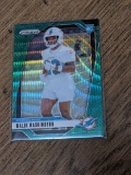 Malik Washington RC2024 Panini Prizm #371 Green Wave Prizm Rookie Miami Dolphins