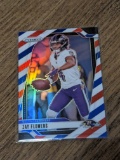 2024 Panini Prizm Football Red White & Blue Prizm Zay Flowers #21