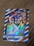 2024 Panini Prizm - Justin Jefferson #187 Red White and Blue Prizm