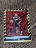 2023-24 Hoops #1 De'Aaron Fox Dynamos Sacramento Kings Basketball Card