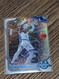 2021/22 Bowman U Chrome 1st Theo John Pink Refractor # 42 Duke Blue Devils