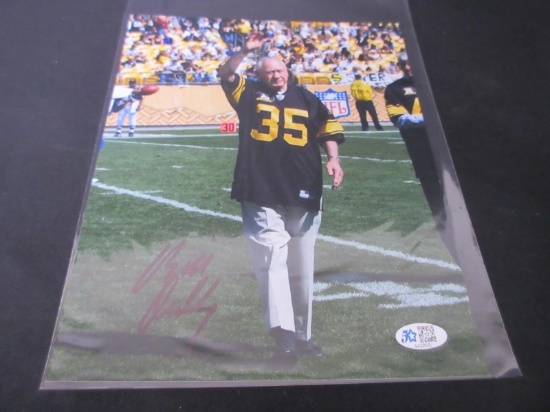 BILL DUDLEY SIGNED 8X10 PHOTO STEELERS COA