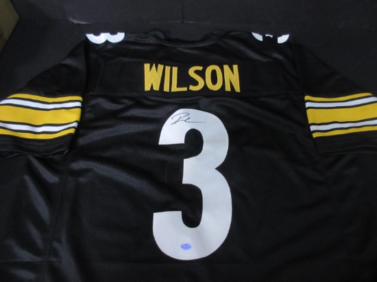 STEELERS RUSSELL WILSON SIGNED JERSEY VS COA