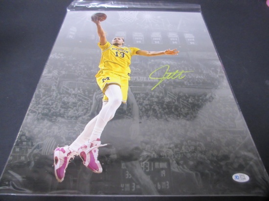 JETT HOWARD SIGNED 16X20 PHOTO MICHIGAN COA
