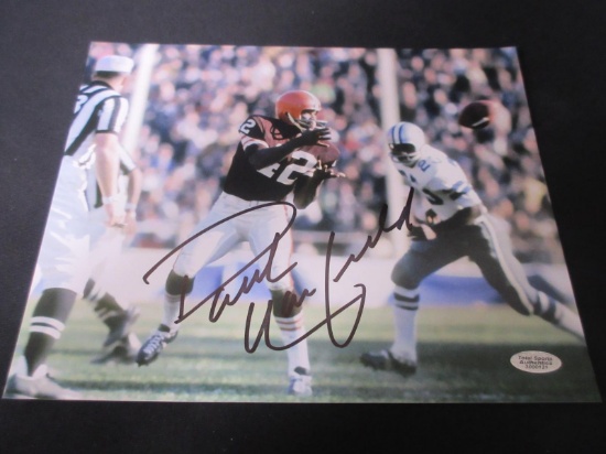 PAUL WARFIELD SIGNED 8X10 PHOTO BROWNS COA