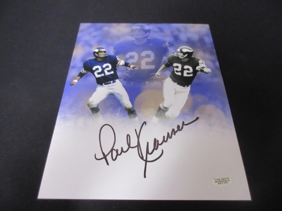 PAUL KRAUSE SIGNED 8X10 PHOTO TSA COA