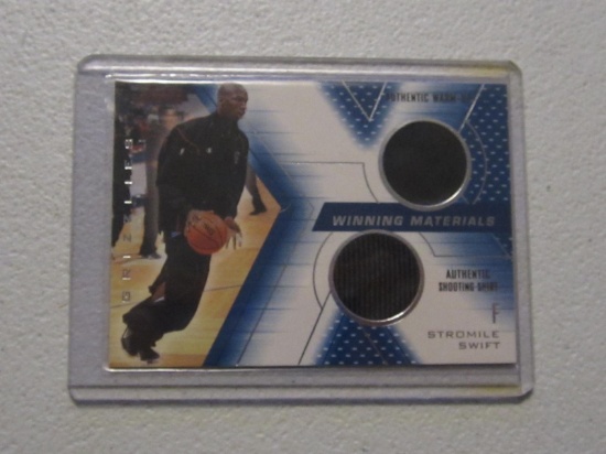 2001 UPPER DECK STROMILE SWIFT MATERIALS