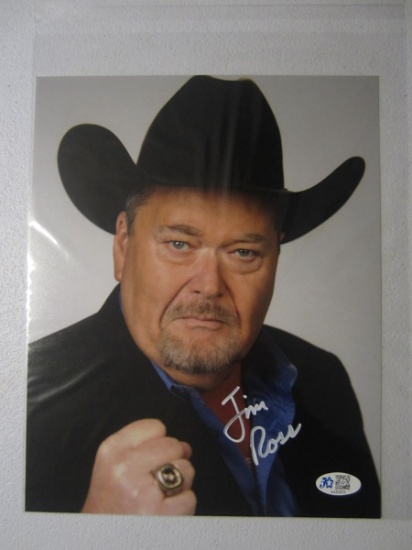JIM ROSS SIGNED 8X10 PHOTO WITH FSG COA