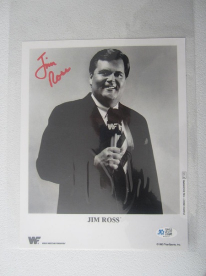 JIM ROSS SIGNED 8X10 PHOTO WITH FSG COA