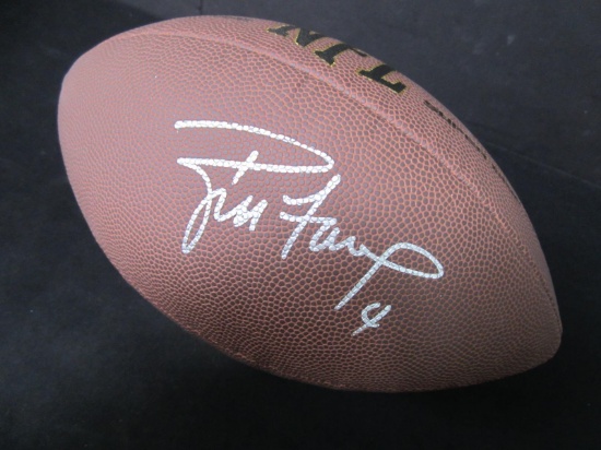 Brett Favre Signed Football Heritage COA