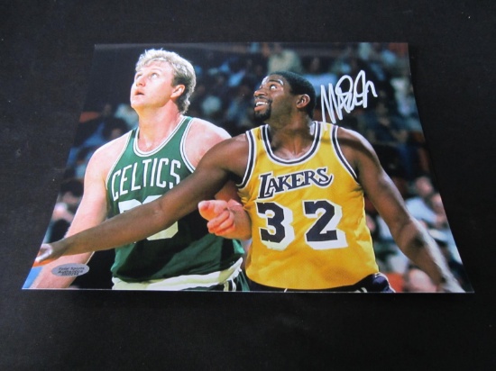 Magic Johnson Signed 8x10 Photo TSA COA