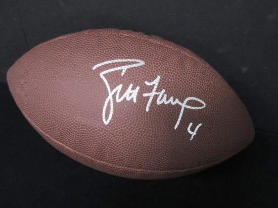 Brett Favre Signed Football Heritage COA