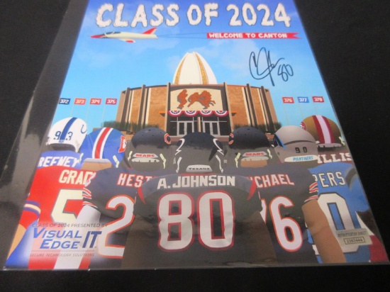 ANDRE JOHNSON SIGNED PHOTO WITH COA
