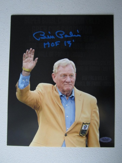 BILL POLIAN SIGNED 8X10 PHOTO WITH COA