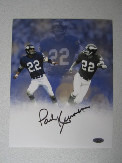 PAUL KRAUSE SIGNED 8X10 PHOTO WITH COA