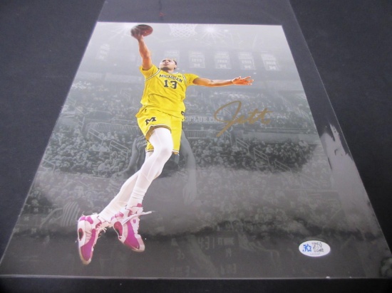 JETT HOWARD SIGNED 11X14 PHOTO MICHIGAN COA