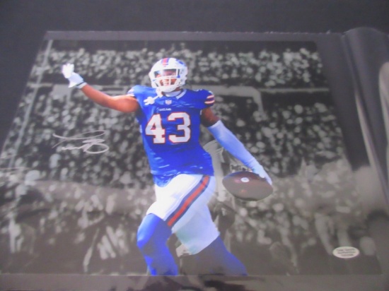 TERREL BERNARD SIGNED 11X17 PHOTO TSA COA