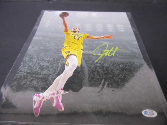 JETT HOWARD SIGNED 11X14 PHOTO MICHIGAN COA
