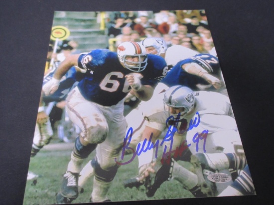 BILLY SHAW SIGNED 8X10 PHOTO BILLS TSA COA