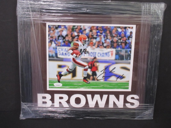 FRAMED JOSH CRIBBS SIGNED 8X10 PHOTO JSA COA