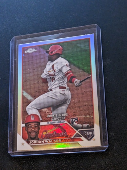 2023 Topps Chrome Update #USC150 Jordan Walker Rookie RC St. Louis Cardinals