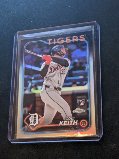 2024 Topps Chrome Logofractor Edition - Colt Keith #2 Rookie Black Refractor