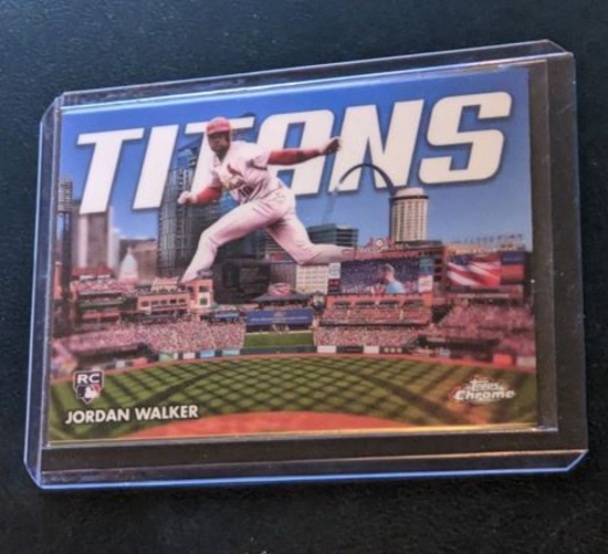 2023 Topps Chrome Update Titans JORDAN WALKER RC #CT-15