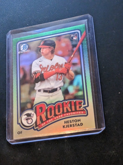 2024 Bowman Chrome Green Rookie Year Favorites Heston Kjerstad #ROY-14