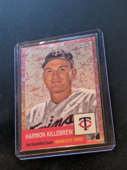 12/75 2022 Topps Chrome Platinum Harmon Killebrew Toile Cream Rose Gold Refractor